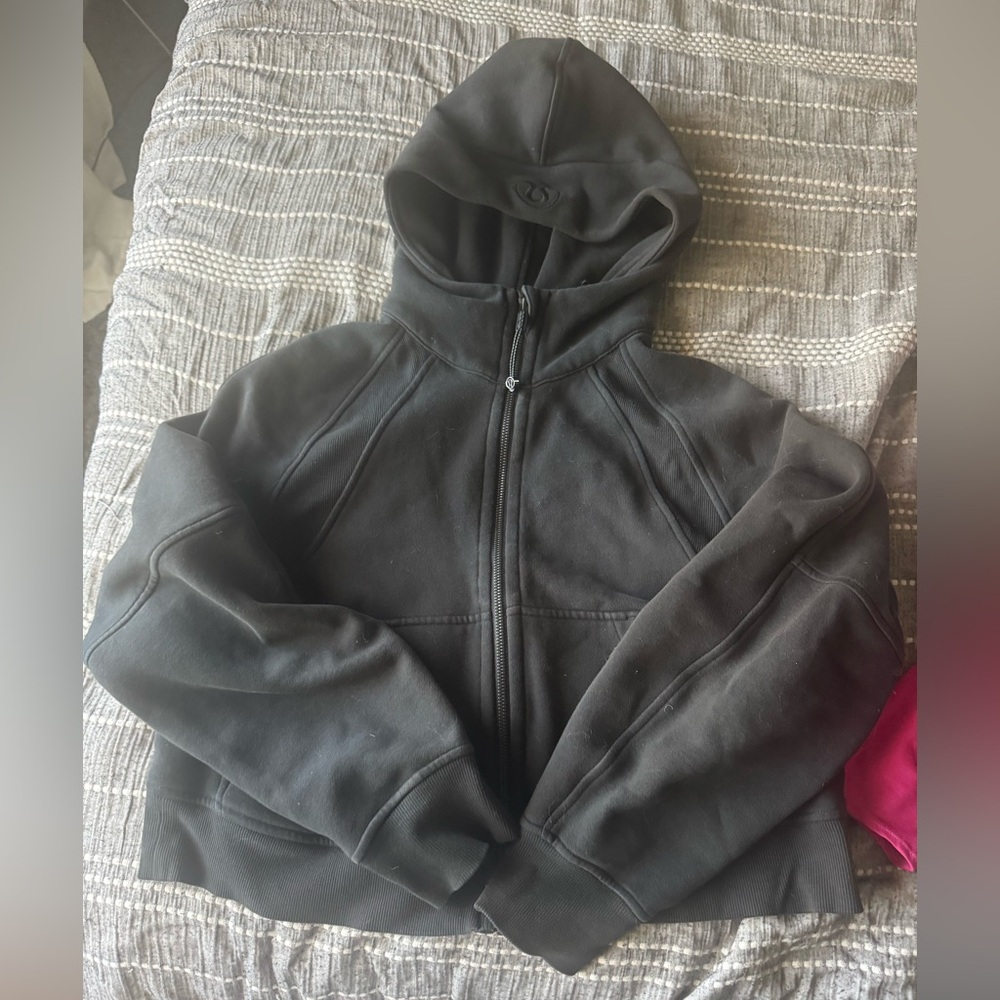 Lululemon Scuba Full-Zip oversized Crop Hoodie